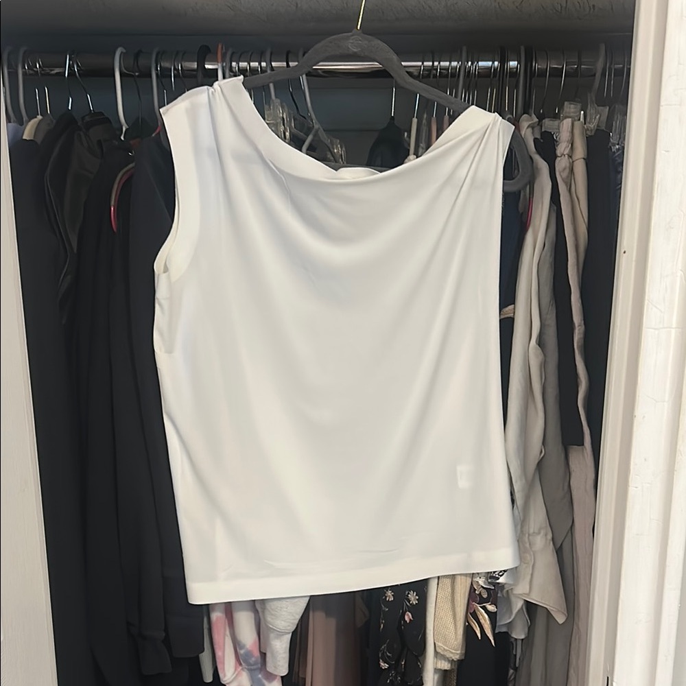 Norma Kamali White Tank Top